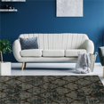 thumbnail image 2 of Linon Vintage Clara Power Loomed Microfiber Polyester 5'x7'6" Rug in Gray, 2 of 6