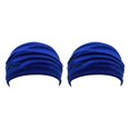 thumbnail image 1 of ziyahi 1PC Foldable Yoga Headband Nonslip Elastic Stretch Hairband Turban Running Blue 2Set, 1 of 6