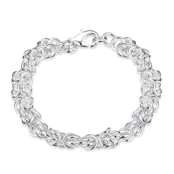 Hearth & Gear Copper Plated Silver Bracelet For Women Hand Jewelry Border Accessories LKNSPCH073 A168 Necklace And Bracelet Set Jewelry Set for Wedding Rhinestone Statement Necklace Gw5610 Gw7900b
