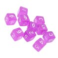 thumbnail image 1 of Dices, 30PCS  Cubes Right Angle Transparent Colored Plastic 6 Sided Dices for Games, 1 of 8