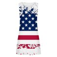 thumbnail image 4 of SMihono Robe d'Été pour Femmes Grande Taille Mode pour Femmes Imprimée Confortable Ample Sans Manches Décontractée Hauts Robe, 4 of 4