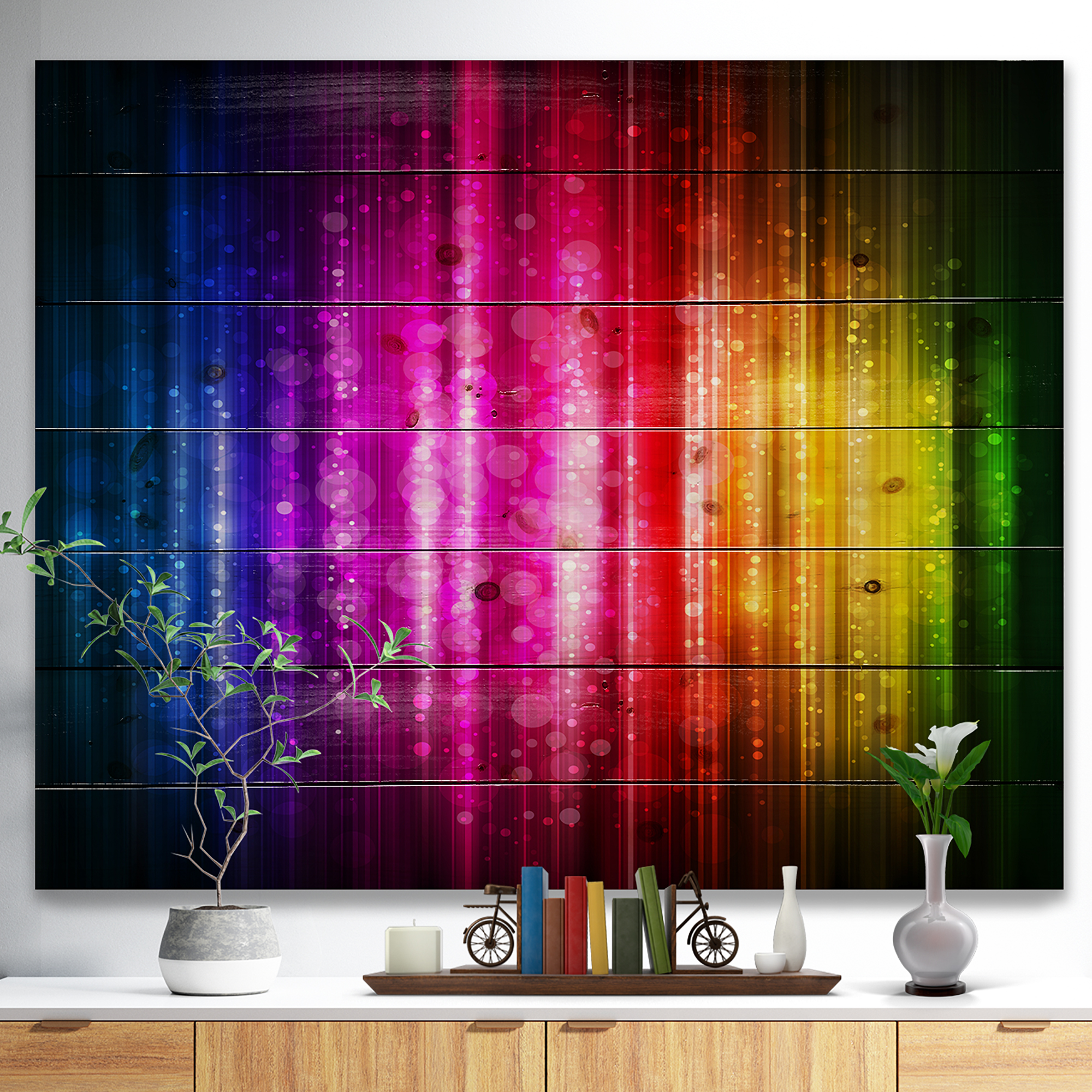 Impression sur toile « Glowing Background » Design Art