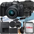 thumbnail image 1 of Canon EOS R8 Appareil Photo Sans Miroir avec Objectif RF 24-50mm + Carte Mémoire 128 Go + Étui + Flash LED + Ensemble d'Accessoires ZeeTech, 1 of 8