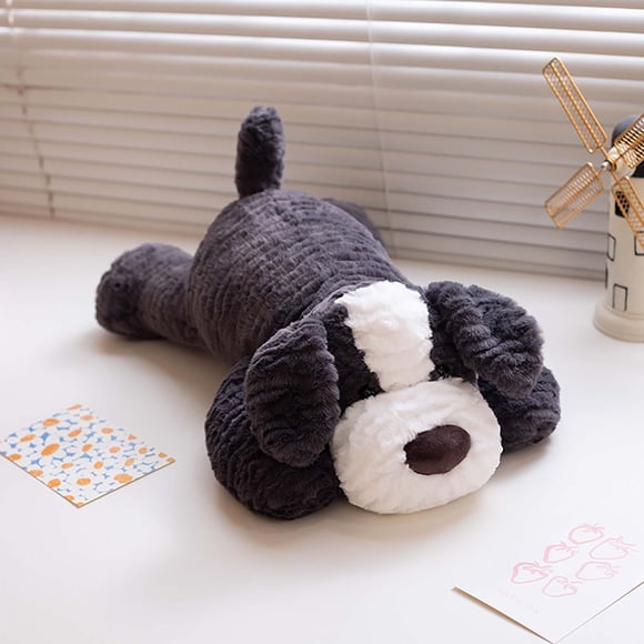 Realistic Lying Down Dog A Cuddly For Dog Enthusiasts Soft And Adorable Lying Dog Doll For Cozy Cuddles