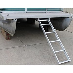 13 dans l'aluminium 5-Step Tri-Pontoon sous le pont d'échelle de montage