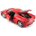 thumbnail image 3 of Bburago 26003rd Ferrari 458 Italia Rouge 1/24 Voiture Miniature Moulée sous Pression par Bburago, 3 of 4