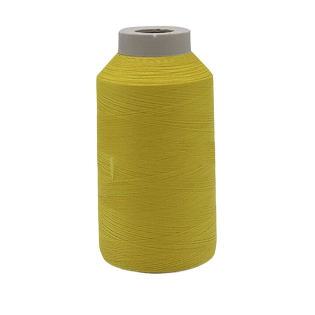 CUITING Fil à Coudre en Polyester pour la Maison 210D/3 Ligne Haute Résistance 1190Yards avec Fil d'Ameublement Robuste pour Cuir et Autres Tissus Lourds (Noir)