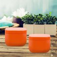 thumbnail image 4 of Shisuyan Support de Rangement en Fer-Blanc Orange 2 Pcs 2.2x2.2in, 4 of 9