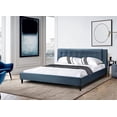 thumbnail image 3 of Sipha Queen Platform Bed, Teal, 3 of 4