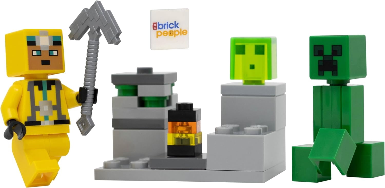 LEGO Minecraft: Cave Explorer, Creeper and Slime Combo Pack - 6+