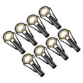 thumbnail image 1 of Unique Bargains 4.6mm Stainless Steel Fishing Rod Tip Repair Kit Pole Ring Guide Replacement, Golden 8 Pack, 1 of 5