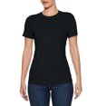 thumbnail image 1 of Gildan Ladies Softstyle CVC T-Shirt, L, Pitch Black, 1 of 1