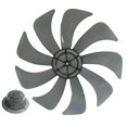 thumbnail image 1 of 14 Inch Floor Fan Table Fan Blade With Nut Cover Fan Blade Fan Accessories, 1 of 10