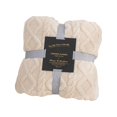 thumbnail image 4 of Super Soft Twin Blanket Lightweight Plush Soft Ice Blanket Breathable Temperature Controlled Air Conditioning Blanket In Summer Suitable for Constant Temperature Blanket In Air Conditioned Room, 4 of 9