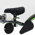 thumbnail image 2 of Comfortable Soft Sponge Padded Bike Seat - Concave Design for Mountain, Road, and Ergometer Bikes, 2 of 6