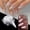 white, variant on EIGTHTAIL White Chrome Nail Powder Moonlight Pearl Powder for Nails Magic Clear Pearlescent Aurora Mirror Effect Gel Nail Glitter Powder Nails Art Design 0.5/Jar