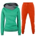 thumbnail image 1 of Aboser Matching Sweatsuits 2pcs Sets Womens Solid Turtleneck Pullover Tops Casual Pants Workout Set Casual Tracksuit Jogging Sweat Suit, 1 of 3