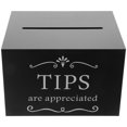 thumbnail image 1 of Miangastore Acrylic Tip Collection Box Black 1Pcs 5.9x4.9x3.9in, 1 of 8