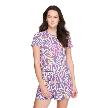 No Boundaries Women's Two Piece Pajama Set