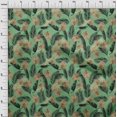thumbnail image 4 of oneOone Rayon Sea Green Fabric Tropical Sewing Material Print Fabric By The Yard 56 Inch Wide, 4 of 4
