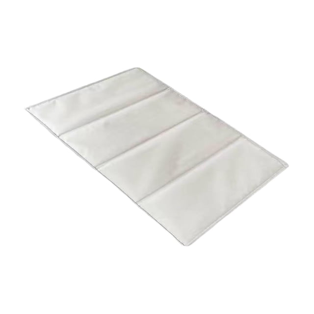 DYNWAVECA Coussin de Siège de Camping Pliable Léger pour Pêche Randonnée Sac à Dos Blanc P