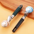 thumbnail image 4 of Oleegame 2PC Kitchen Utensils Set Select Stainless Steel Springable Ice Scoop Fruit Scoop Thickened Durable Ice Scoop Green, 4 of 4