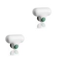 thumbnail image 4 of Redempat Raclette pour Miroir de Salle de Bain Mini TPR Nettoyage de Verre Brosse à Main pour Toilettes Kits de Raclage Réutilisables pour Fenêtres Outil de Nettoyage Blanc 2Ensemble, 4 of 6
