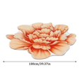 thumbnail image 3 of Runner Rug Door Mat with Heavy Duty Backing Front Door Mat Indoor 3D Special Shaped Flower Floor Door Mat Indoor Rugs Diameter 100cm Area Rug for Kitchen Warehouse Sale Clearance 40X40IN, 3 of 6