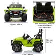 thumbnail image 2 of VOLTZ TOYS 2 Seater Ride On Car, 12V Electric Car for Kids, Electrical Jeep with 2 Seats, Full LED Lights, Parental Remote Control, MP3 Player (Green), 2 of 8