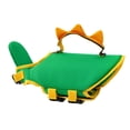 thumbnail image 1 of Dinosaur Shaped Dog Lifejacket Summer Swimsuit Pet Buoyancy Clothing For Small And Medium Sized Playing In Water, 1 of 3