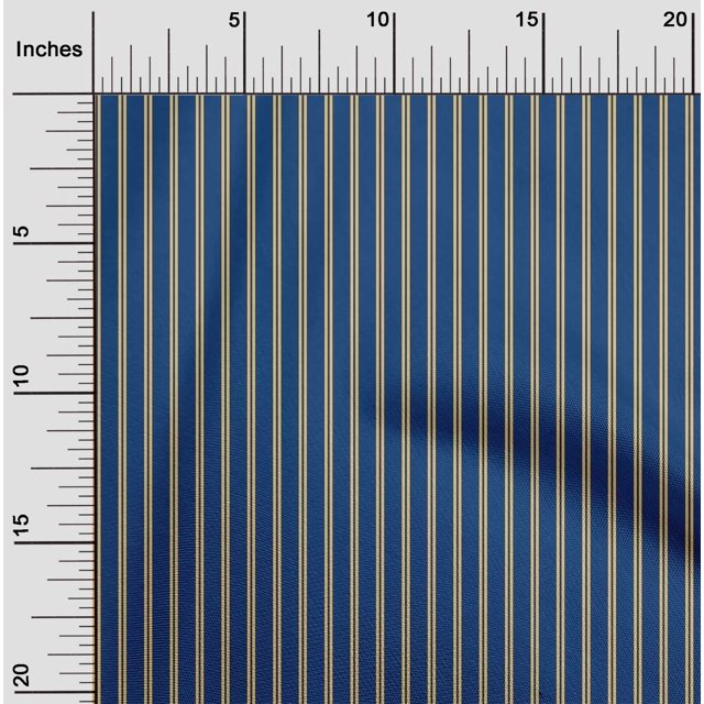 oneOone Cotton Poplin Fabric Vertical Stripe Print Fabric BTY 56 Inch Wide