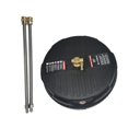 thumbnail image 4 of Rotary Surface Cleaner Driveway Power Washer 1/4" Quick Connect Pressure Washer Surface Cleaner Surface Cleaner for Walkways Roads Patios, 4 of 10