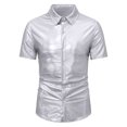 thumbnail image 2 of Birdeem Chemise pour Hommes, Manches Courtes, Col à Revers, Décontractée, Sportive, 2 of 12