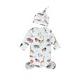 thumbnail image 2 of Robes de Nuit Unisexes pour Bébé, Ensemble de Pyjama avec Sac de Couchage à Manches Longues et Chapeau, 2 of 9