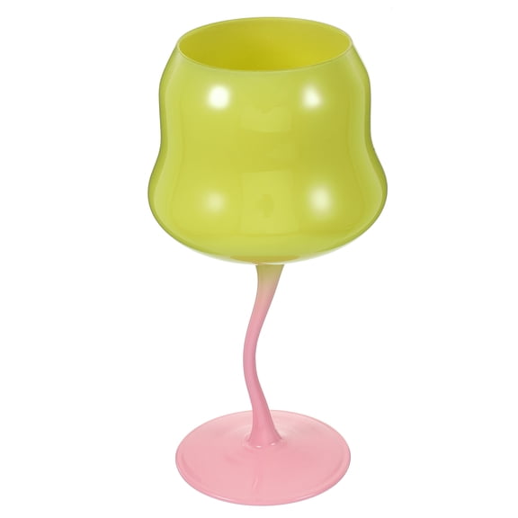 Verre à Vin Créatif Gobelet à Vin Tige Intérieure Torsadée en Forme de Rose pour Fête