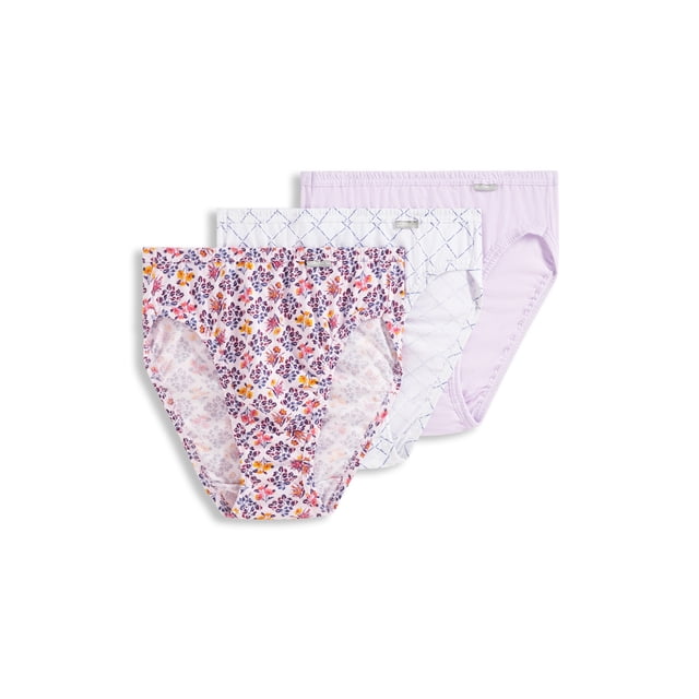 Jockey Femmes 100 % Coton Elance Coupe Française - Lot de 3