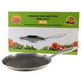 thumbnail image 1 of Refurbished Verka 3-Ply SS Tawa 28cm with Non Stick Coating, ETCHING - Stainless Steel, 1 of 1