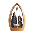 thumbnail image 1 of jifeng Nativity Scene Figurine Christmas Desktop Statue Religious Gift Gift Jesus Birth Brown, 1 of 9