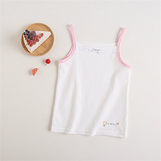 Soki 3-11Y Girls Camisole Undershirt Racerback Tank Top Cotton Sleeveless Bottoms Tops