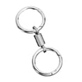 thumbnail image 2 of Aodebiao Porte-Clés à Double Anneau à Ressort, Porte-Clés Rétro Nordique à Double Anneau à Ressort avec Pince à Clé Détachable, Support de Porte-Clés Double en Alliage de Zinc, Accessoires de Porte-Clés en Forme de Ressort pour Diverses Clés, 2 of 5