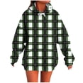 thumbnail image 2 of Guide-cadeaux des Fêtes Chandails à Capuchon pour Femmes Veste Grande Taille Chandails et Chandails à Capuchon pour Femmes Mode Chandail d'Hiver à Manches Longues Régulier à Capuche Imprimé Chandail à Capuchon Confortable Camisoles Vert Armée TG, 2 of 3