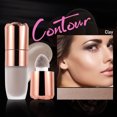 thumbnail image 1 of FcBaudy Blush for Cheeks, Rose Powder Blush High Gloss Grooming Stick With 8 Colors Natural Three-dimensional Pearl Light Fine Easy To Apply High Gloss Grooming Stick 7.6ml Grooming sticks, 1 of 4