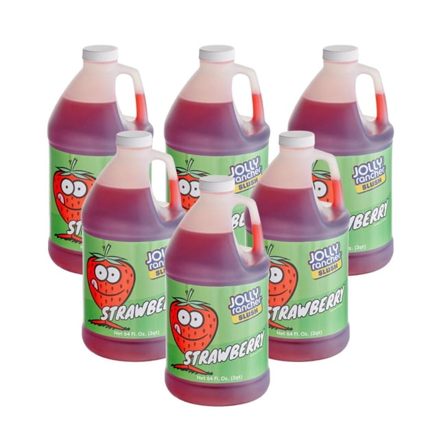 Jolly Rancher Concentré de Slush à la Fraise pour Services Alimentaires - Pichet de 1/2 Gallon