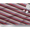thumbnail image 2 of Soimoi Rayon Fabric Horizontal Stripe Print Fabric by The Yard 56 Inch Wide, 2 of 5