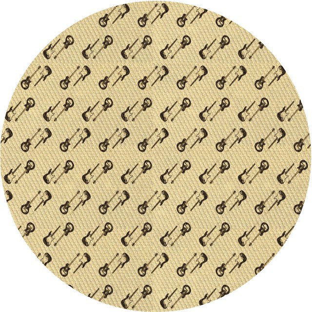 Ahgly Company Machine Washable Indoor Square Transitional Cinnamon Brown Area Rugs, 3' Square