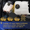 thumbnail image 4 of Front Engine Coolant Reservoir Radiator Expansion Tank for Ford Focus 12-18/Escape 13-16/C-Max 13-18/Transit Connect 14-16 603-382, 4 of 5