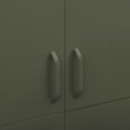 thumbnail image 5 of vidaXL Garde-Robe Olive Vert 90x50x180 cm Acier, 5 of 5