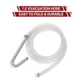 thumbnail image 4 of DSstyles 20Gal Electric Oil Drain Pan with Rolling Wheel, Low-Profile 110W Electric Pump Oil Change Pan with 8 ft Hose&Folding Handle, for Trucks, Cars, SUVs, Buses&RVs, Red, 4 of 8