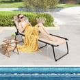thumbnail image 4 of Costway Lot de 2 Chaises Longues Pliantes de Patio, Transats Portatifs avec Dossier Réglable, 4 of 8