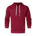 thumbnail image 3 of Mens Casual Splicing Hoodie Plain Hoodies Note Hoodie Large Size Sweatshirt for Mens Zip up Hoodie Flannel Hoodies Everyday Comfort and Style Hoodies Sweatshirt Hoodie - for Active, 3 of 6